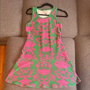 XS Lilly Pulitzer Vintage Sea Print Terry cloth dress